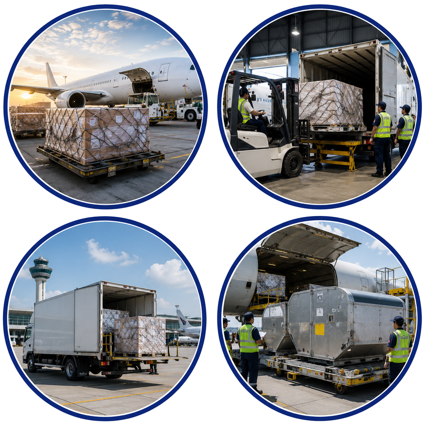 Airport cargo handling operations